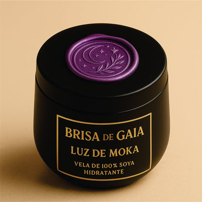 Vela de soya - Luz de Moka