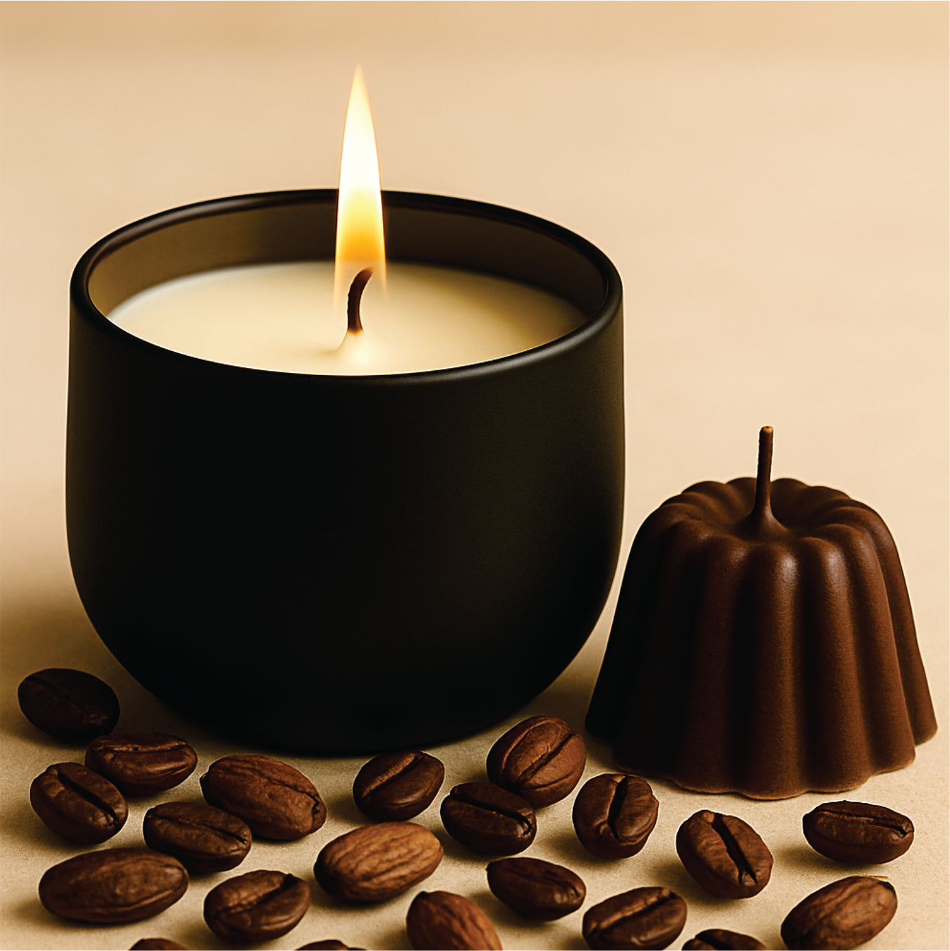 Vela de soya - Luz de Moka