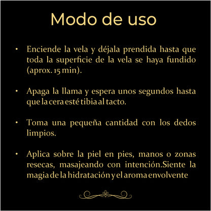 Vela de soya - Luz de Moka